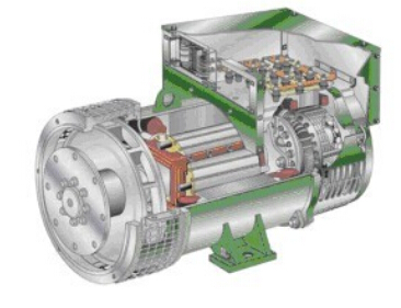 新民发电机内部结构图 新民发电机内部结构图